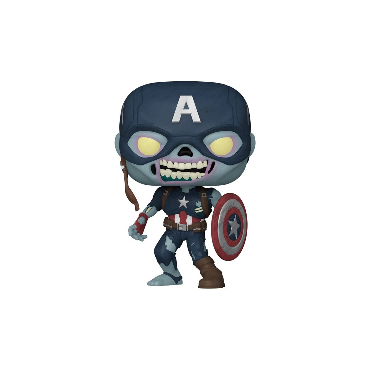 FUNKO POP ZOMBIE CAPTAIN AMERICA (BOBBLE HEAD) (57375) - WHAT IF - MARVEL - NUM. 941