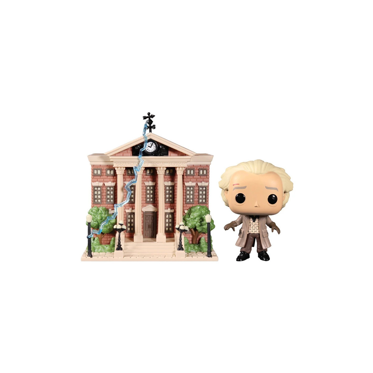 FUNKO POP DOC WITH CLOCK TOWER (46910) - BACK TO THE FUTURE - TOWN - NUM.15