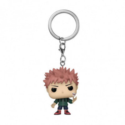 FUNKO POP POCKET KEYCHAIN YUJI ITADORI WITH SUKUNA MOUTH (73785) - JUJUTSU KAISEN - ANIMATION - SPECIAL EDITION