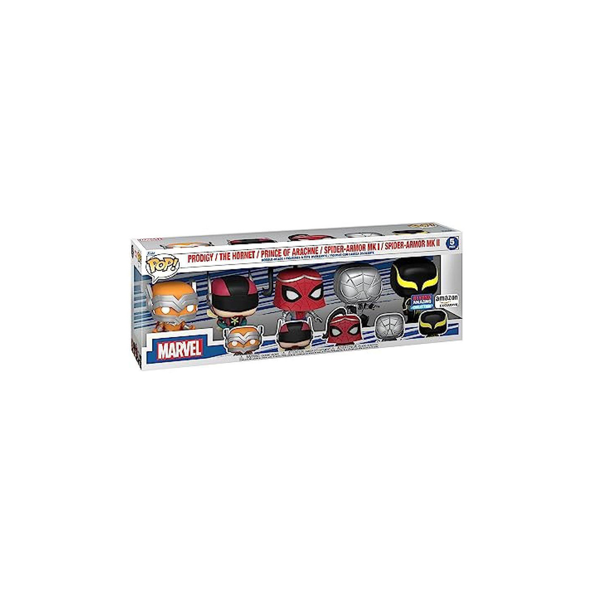 FUNKO POP SPIDER-MAN 5-PK (62281) - MARVEL