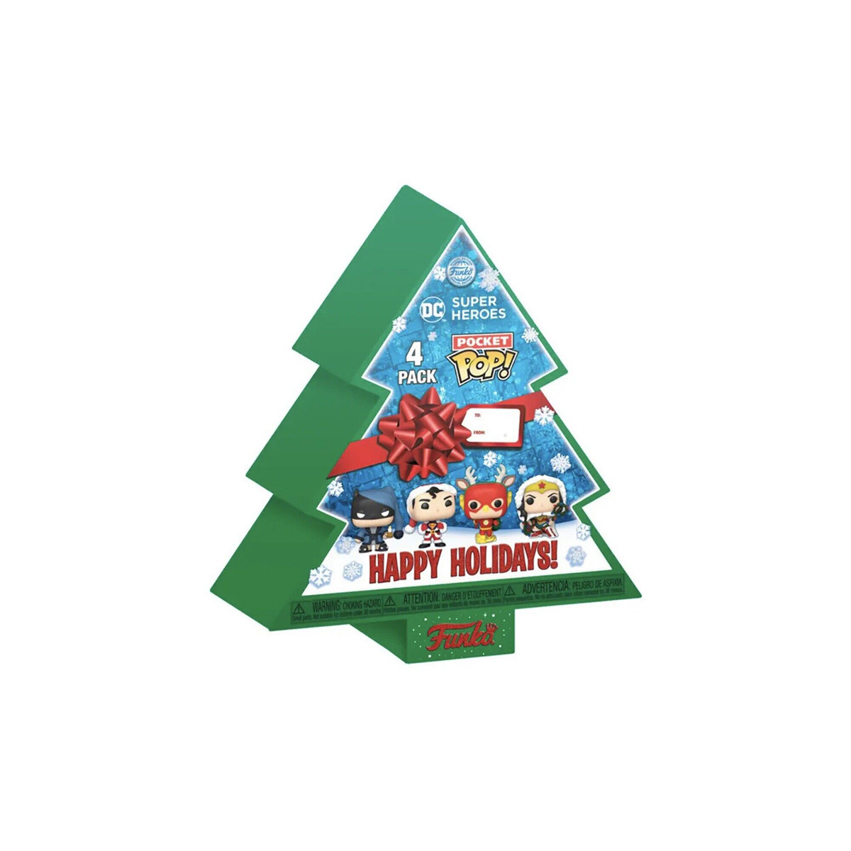 FUNKO POP TREE HOLIDAY BOX 4-PC (65542) - DC COMICS - HOLIDAY