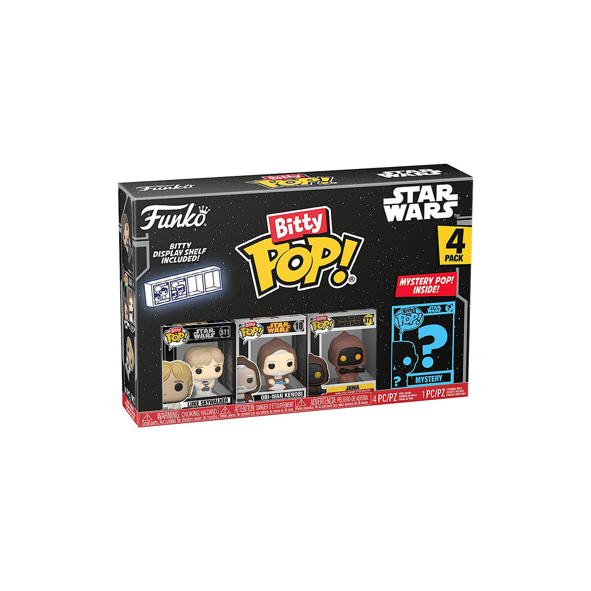 FUNKO POP BITTY POP LUKE 4-PK (71511) - STAR WARS