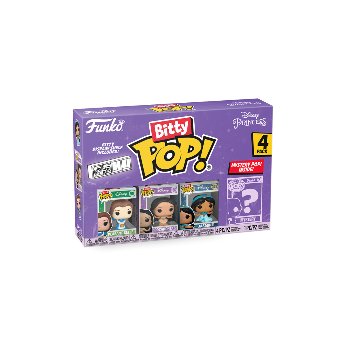 FUNKO POP BITTY POP BELLE 4-PK (73028) - DISNEY