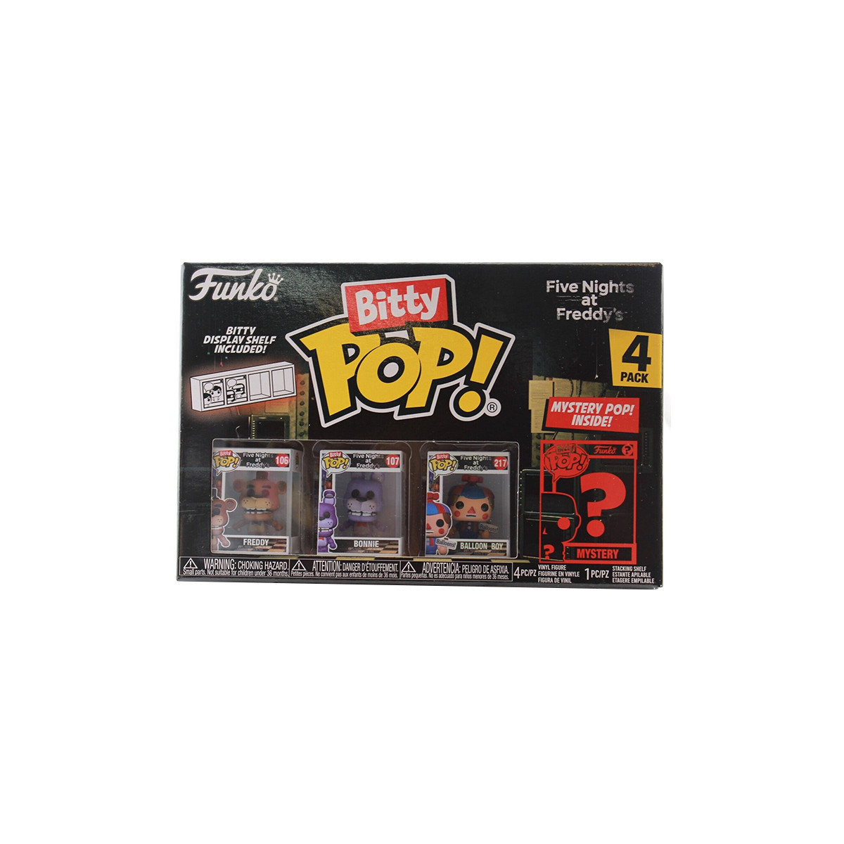 FUNKO POP BITTY POP FREDDY 4-PK (73046) - MOVIES - FIVE NIGHTS AT FREDDY''S