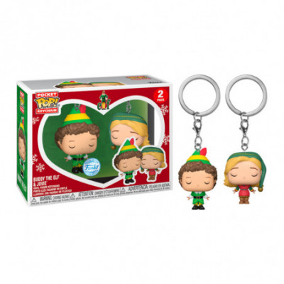 FUNKO POP KEYCHAIN BUDDY  e  JOVIE 2-PK (73921) - ELF