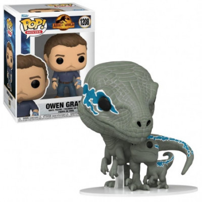 FUNKO POP (62223) - POP  e  BUDDY - MOVIES - JURASSIC WORLD - VELOCIRAPTOR (BLUE  e  BETA)