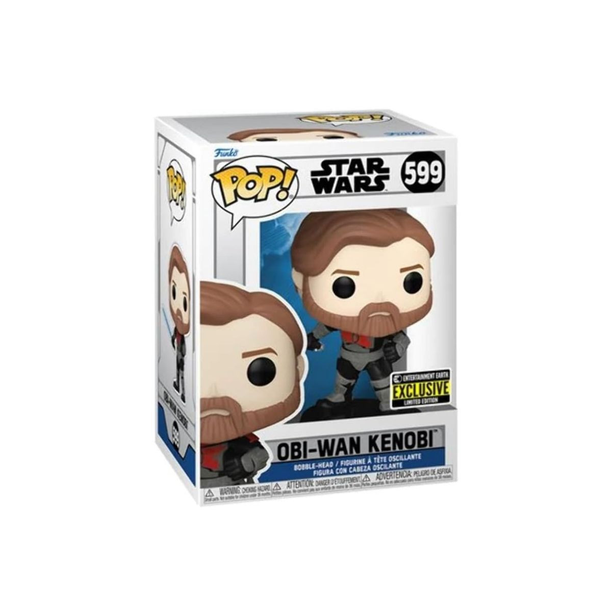 FUNKO POP (68283) - STAR WARS - CLONE WARS- MANDO OBI WAN