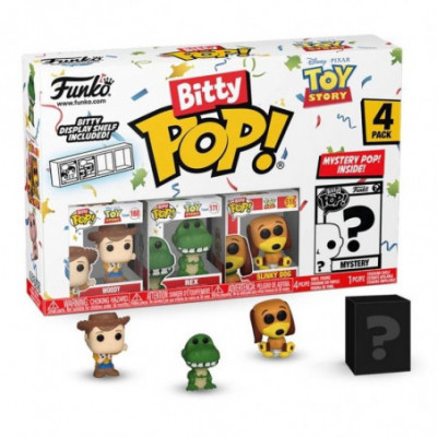 FUNKO POP (73042) - BITTY POP - TOY STORY- WOODY 4PK