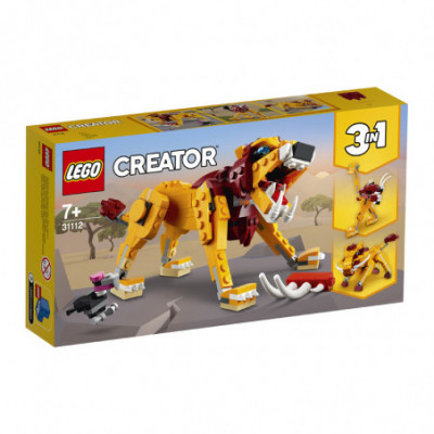 LEGO 31112 - LEONE SELVATICO - CREATOR 3-IN-1