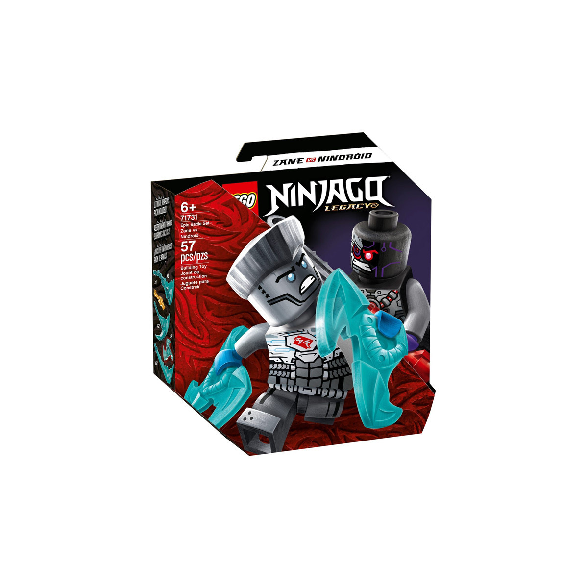 LEGO 71731 - BATTAGLIA EPICA - ZANE VS NINDROID - NINJAGO