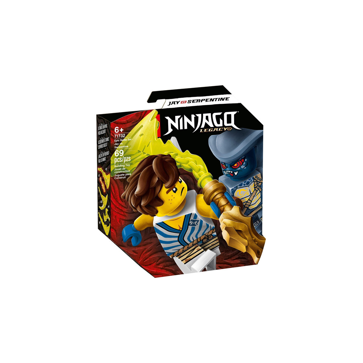 LEGO 71732 - BATTAGLIA EPICA - JAY VS SERPENTINO - NINJAGO