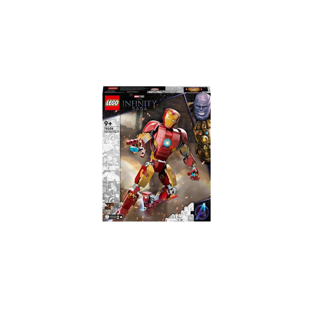 LEGO 76206 - PERSONAGGIO DI IRON MAN - MARVEL