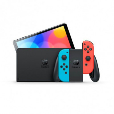 NINTENDO SWITCH OLED NEON RED/NEON BLUE - CONSOLE PORTATILE