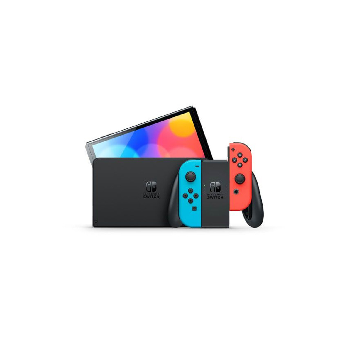 NINTENDO SWITCH OLED NEON RED/NEON BLUE - CONSOLE PORTATILE