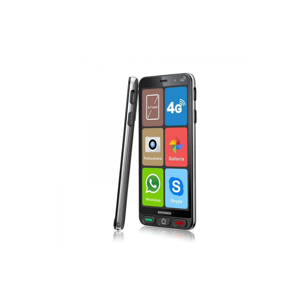 BRONDI AMICO SMARTPHONE S (NERO) - SENIOR SMARTPHONE