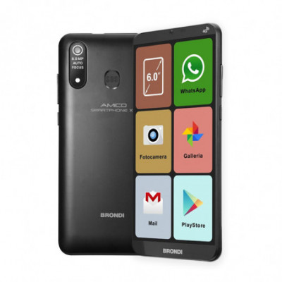 BRONDI AMICO SMARTPHONE XL (NERO) - SENIOR SMARTPHONE