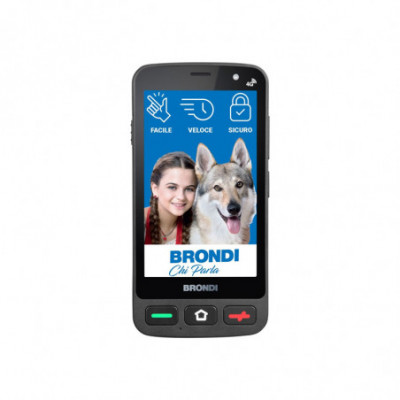 BRONDI AMICO POCKET (NERO) - SENIOR SMARTPHONE - ITALIA