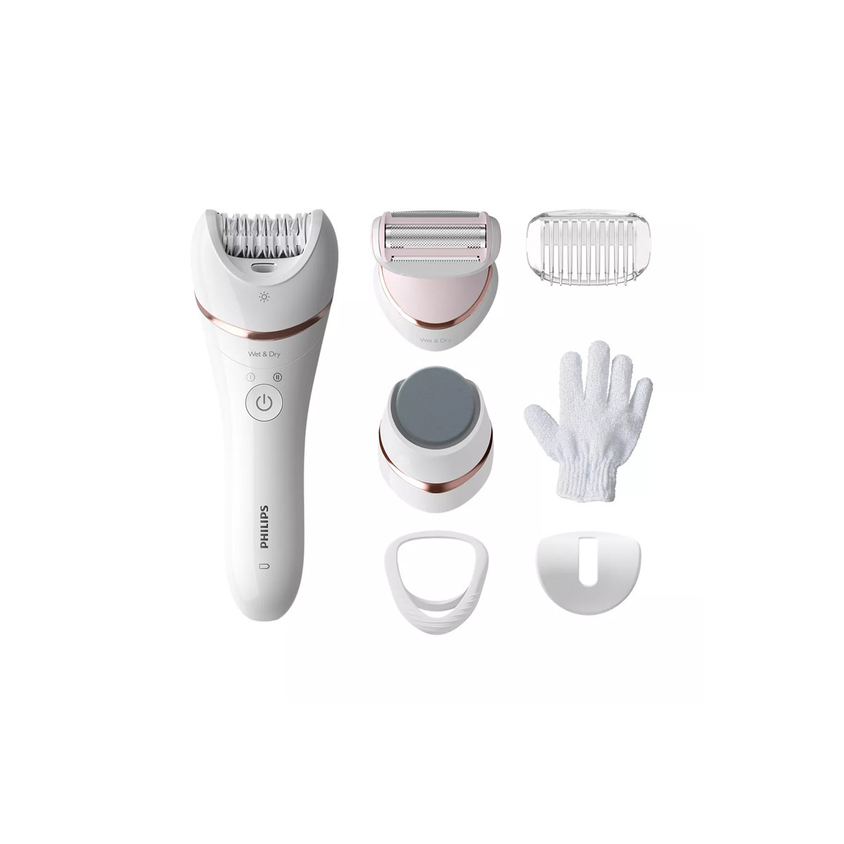 PHILIPS WET  e  DRY (BRE730/10) - EPILATORE  SERIE 8000