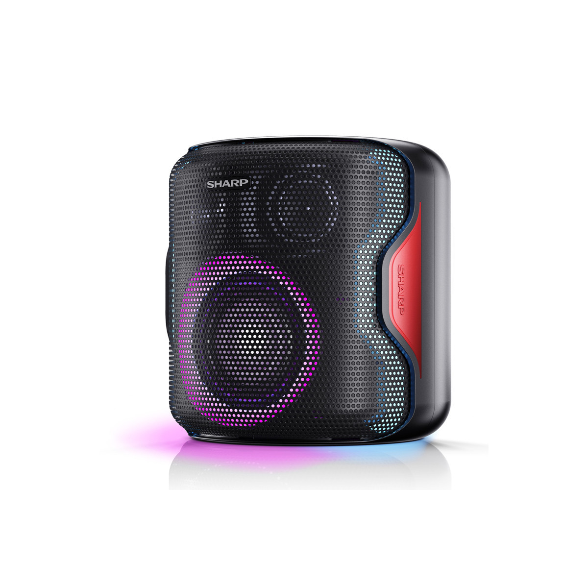 SHARP PS-919(BK) - SPEAKER BLUETOOTH PORTATILE TWS - 130W - USB - AUX - IPX5 - GIOCO LUCE LED RGB - NERO