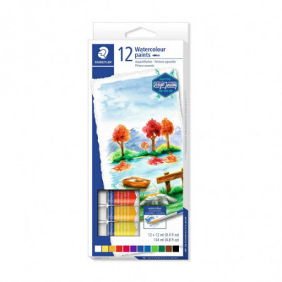 STAEDTLER Watercolour Paint - SCATOLA DA12PZ DA 12ML