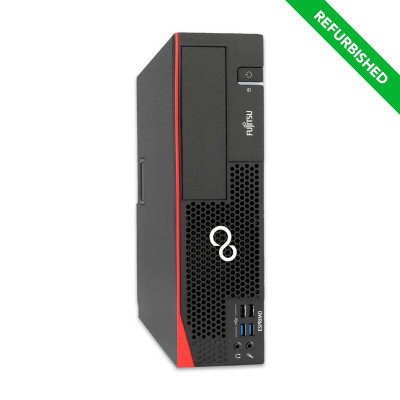 FUJITSU D757 SFF (REFURBISHED RINOVO GRADO A) - PC DESKTOP - CPU INTEL i5 GEN.6 - RAM 8GB - SSD 240GB - NO DVD - W10 PRO