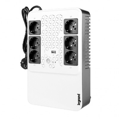 LEGRAND KEOR MULTIPLUG 800VA (310082) - UPS LINE INTERACTIVE - 6 PRESE SHUKO - AUTONOMIA 15 MINUTI