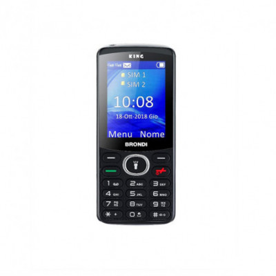 BRONDI KING (NERO) - TELEFONO CELLULARE SENIOR