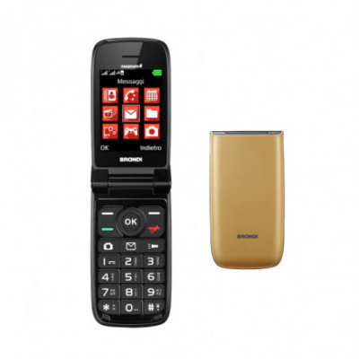 BRONDI MAGNUM 4 (ORO) - TELEFONO CELLULARE SENIOR