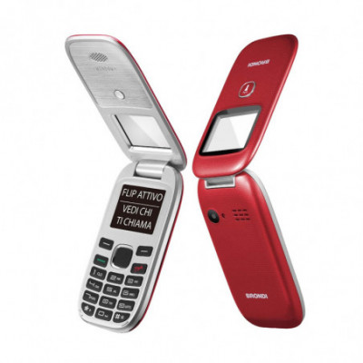 BRONDI WINDOW+ (ROSSO) - TELEFONO CELLULARE SENIOR