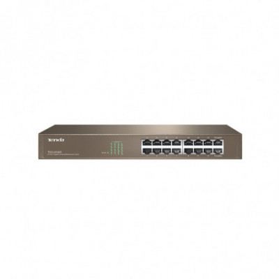 TENDA TEF1016D - RACK SWITCH 16 PORTE - 10/100 MBPS - CHASSIS METALLO