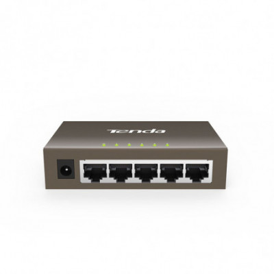 TENDA TEG1005D - DESKTOP SWITCH 5 PORTE GIGABIT - 10/100/1000 MBPS - CHASSIS METALLO