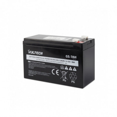 VULTECH GS-7AH REV. 2.1 - BATTERIA ERMETICA AL PIOMBO PER UPS DA 7A