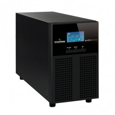 TECNOWARE EVO DSP PLUS 2400 PF 09 (FGCEDP2402IEC) - UPS TOWER ON LINE - 2160W - PRESE IEC - AUTONOMIA 10 MINUTI