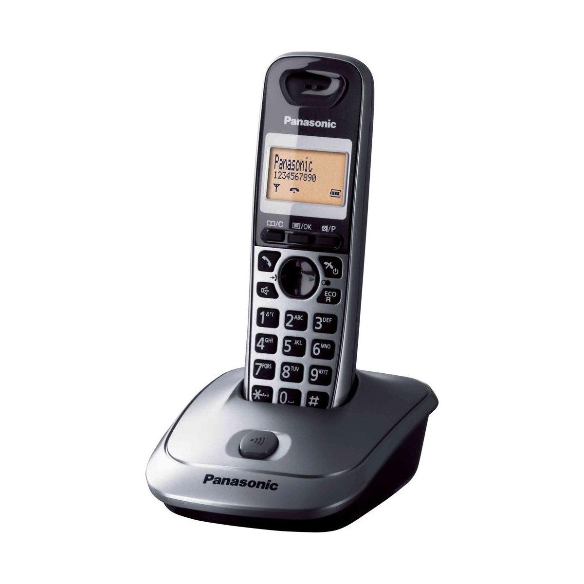 PANASONIC KX-TG2511 (ARGENTO) - TELEFONO CORDLESS - VIVAVOCE - ID CHIAMANTE