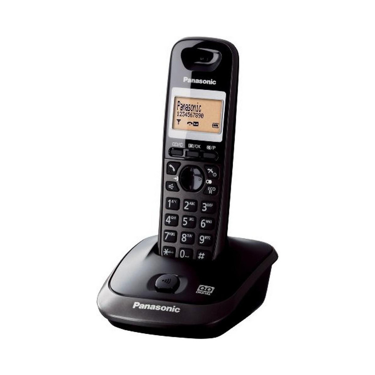 PANASONIC KX-TG2521 (NERO) - TELEFONO CORDLESS - SEGRETERIA - VIVAVOCE - ID CHIAMANTE