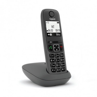 GIGASET AS490 (NERO) - TELEFONO CORDLESS - VIVAVOCE