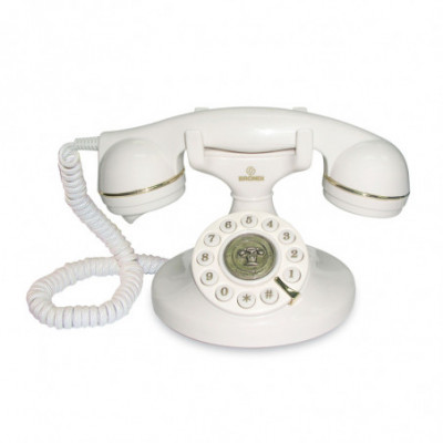 BRONDI VINTAGE 10 (BIANCO) - TELEFONO CORDED - DESIGN RETRO''