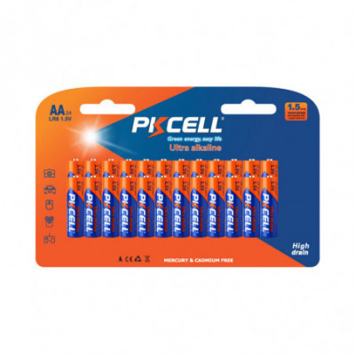 PKCELL ULTRA ALCALINE BLISTER 24 STILO AA LR6