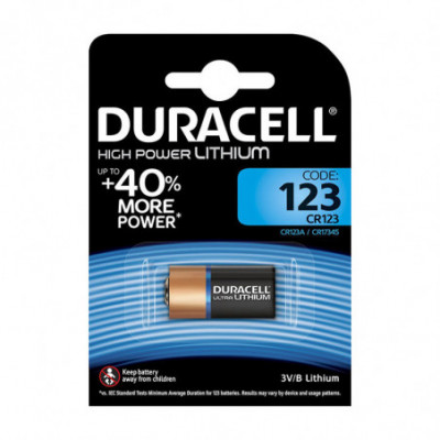 DURACELL CR123 BLISTER 1 BATTERIA