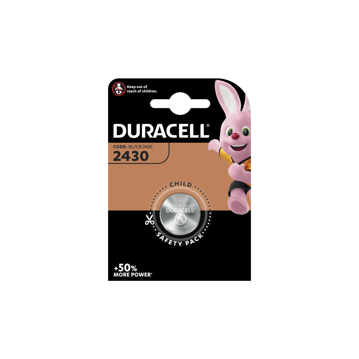 DURACELL CR2430 BLISTER 1 BATTERIA