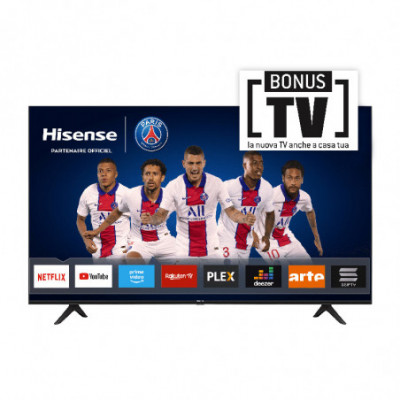 HISENSE 43A7300F - 43 SMART TV LED 4K - BLACK - GARANZIA ITALIA