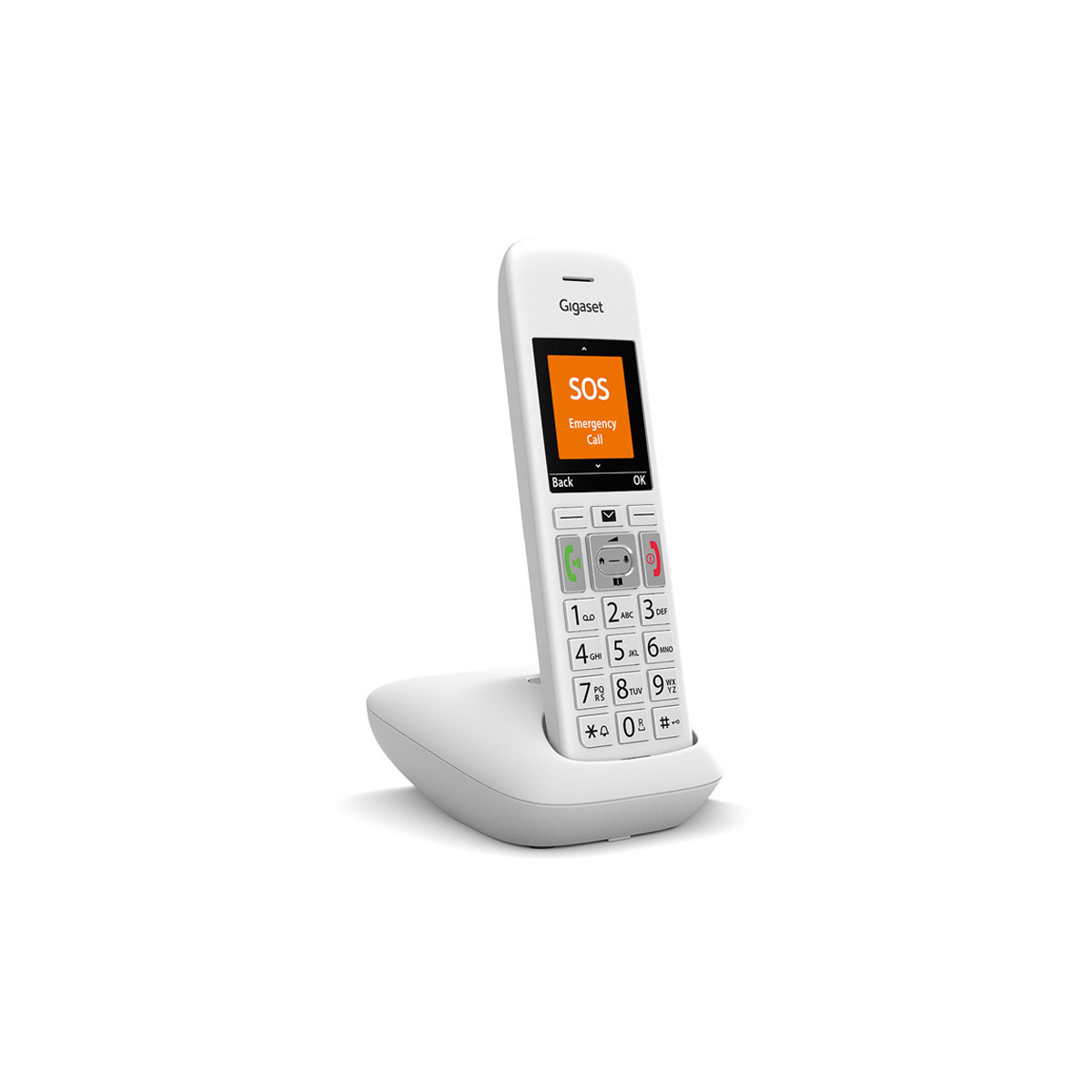 GIGASET E390 (BIANCO) - TELEFONO CORDLESS - VIVAVOCE