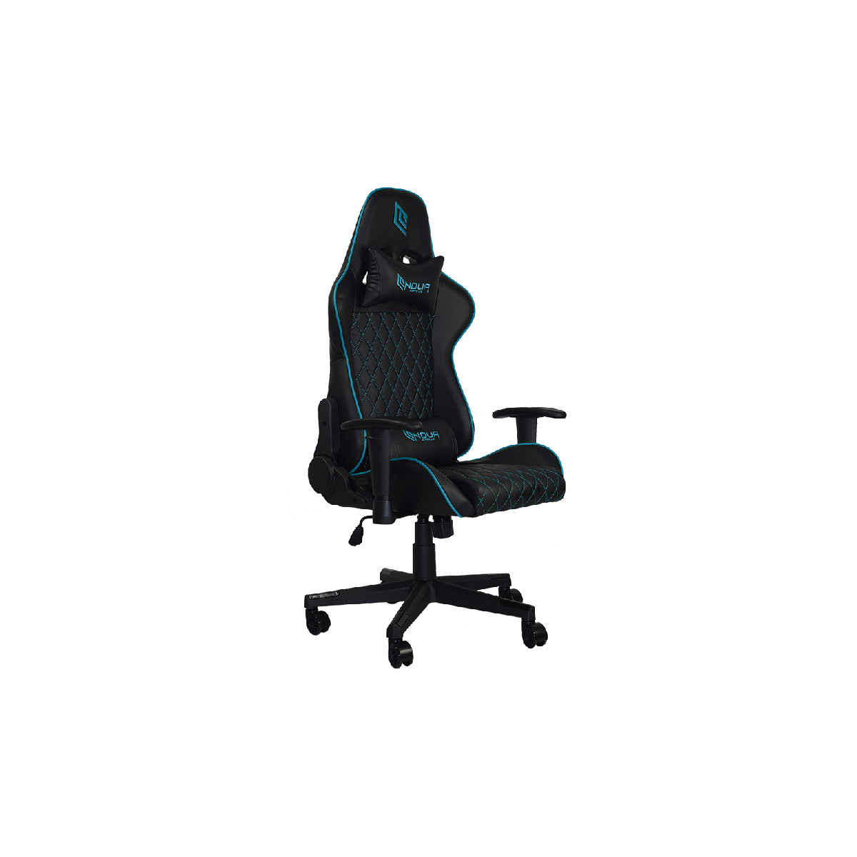 NOUA KUI K7 - SEDIA GAMING BLACK/BLUE - BRACCCIOLI 2D - SCHIENALE RECLINABILE