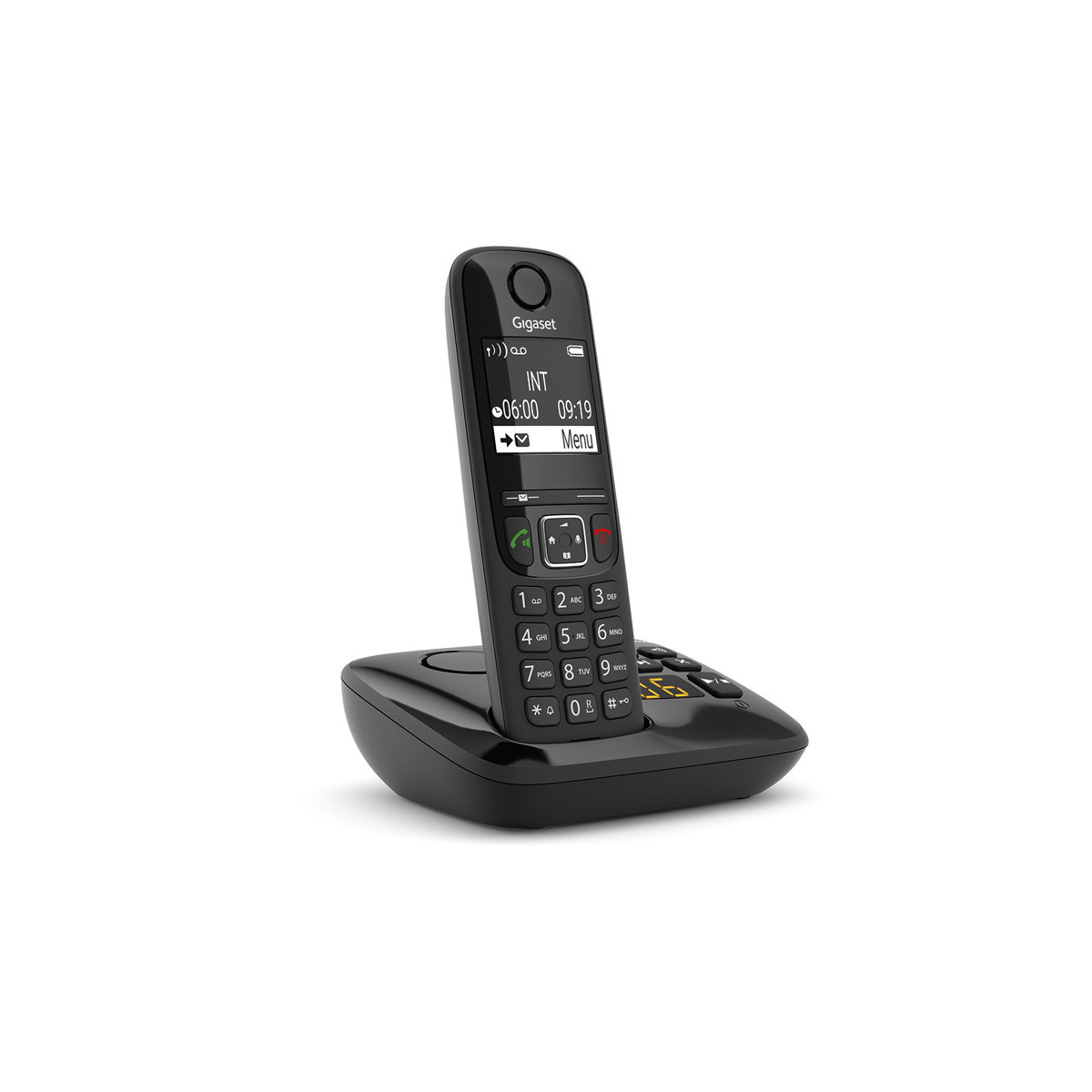 GIGASET AS690A (NERO) - TELEFONO CORDLESS - VIVAVOCE - SEGRETERIA