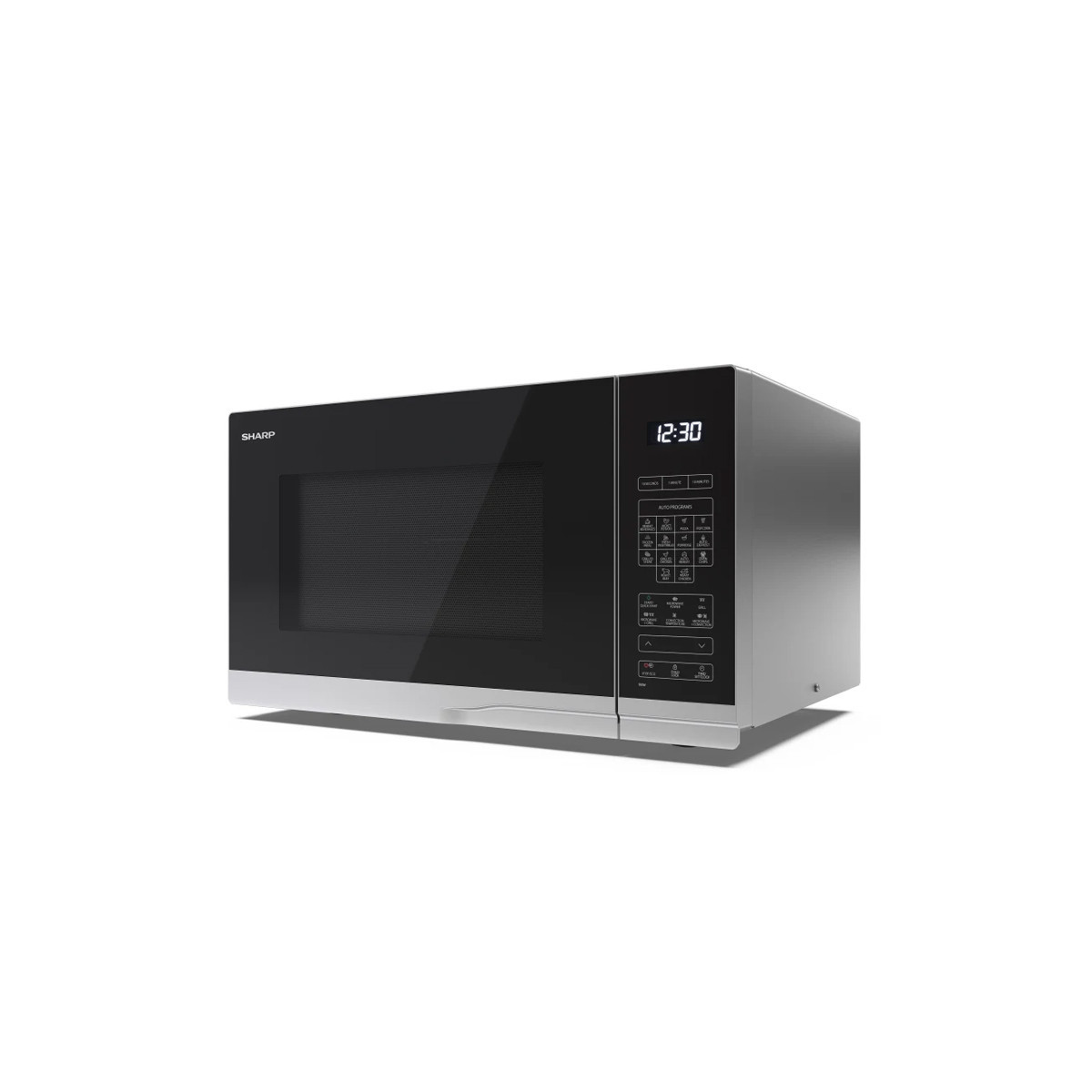 SHARP YC-PC322AE-S - FORNO A MICROONDE 32LT - 1000W - CONTROLLO DIGITALE - GRILL - 11 LIVELLI DI POTENZA - BLACK/SILVER