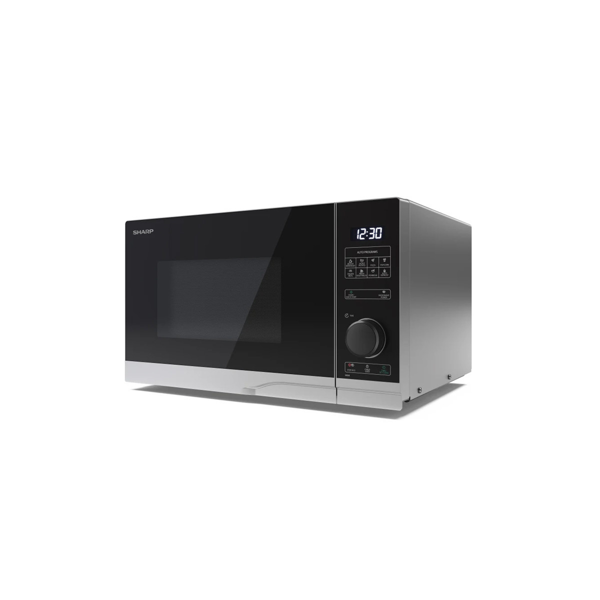 SHARP YC-PS234AE-S - FORNO A MICROONDE 23LT - 900W - CONTROLLO DIGITALE - 11 LIVELLI DI POTENZA - BLACK/SILVER