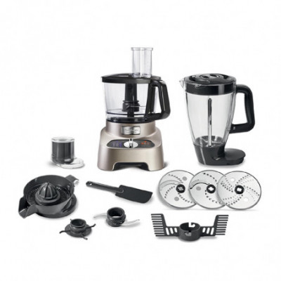 MOULINEX DOUBLE FORCE V2 (FP825E10) - ROBOT DA CUCINA MULTIFUNZIONE 3L - 1000W