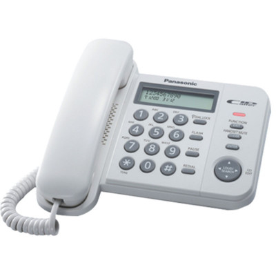 PANASONIC KX-TS560EX1 (BIANCO) - TELEFONO CORDED - DISPLAY - ID CHIAMANTE