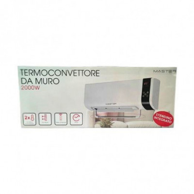 MASTER TCP3510-R - TERMOCONVETTORE DA PARETE CON STENDINO - 2000W - 2 LIV. DI POTENZA - TELECOMANDO