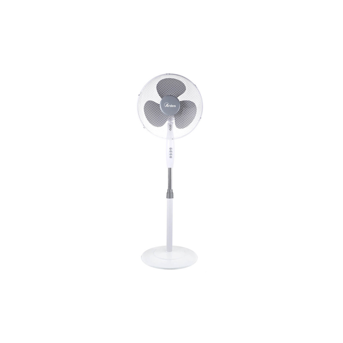 ARDES BRISA (AR5BR41PB) - VENTILATORE A PIANTANA CON PALA COLORATA 40CM 40W 3 VELOCITA'' BIANCO